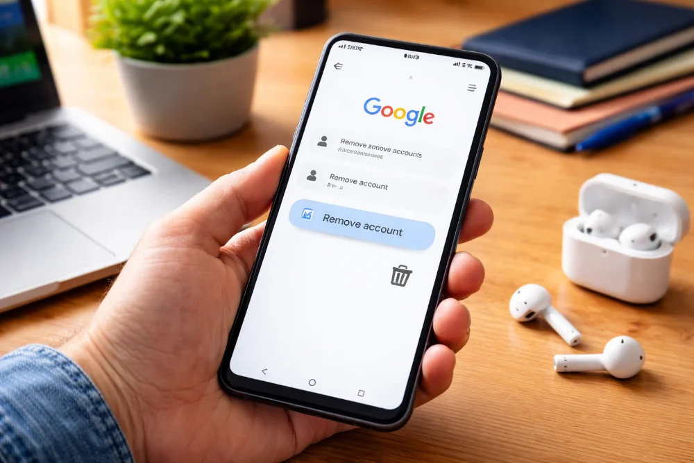 Процес видалення акаунта Google з Android-телефону перед продажем або зміною облікового запису