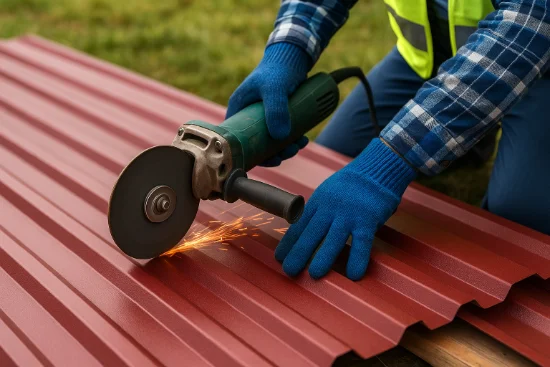 Як і чим різати профнастил