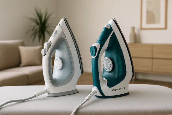 Праска Braun vs Rowenta: порівняння пари, ковзання і довговічності