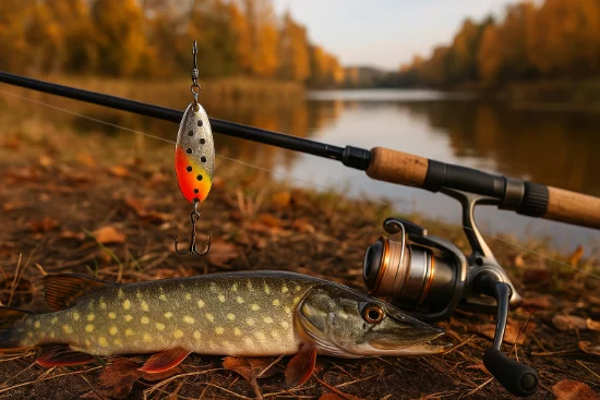 Яку блешню на щуку восени вибрати: коливалки чи воблери