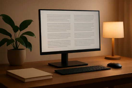 Який монітор вибрати для роботи з текстом: комфорт для очей та чіткість