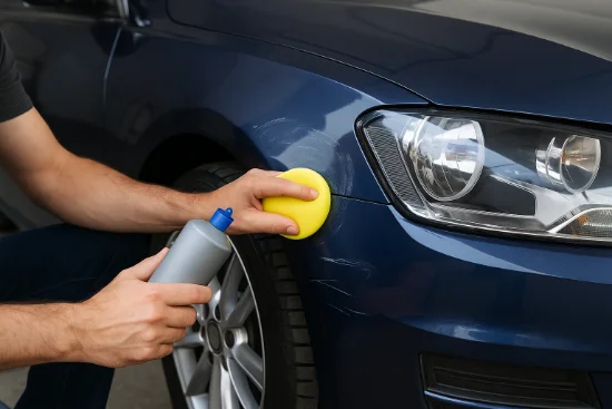 Як прибрати подряпини на кузові авто без фарбування: полірування своїми руками