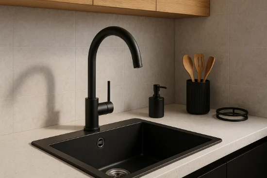 Чорні змішувачі на кухню: тренд чи практичне рішення