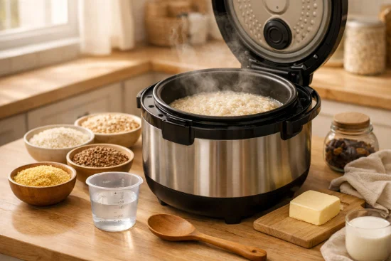Як правильно варити каші в мультиварці: пропорції, режими та поради