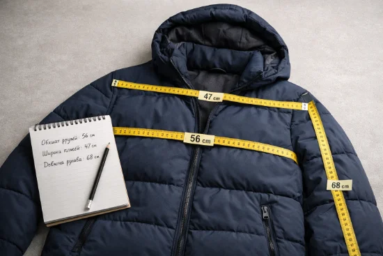 Як виміряти розмір куртки: точні заміри для правильного вибору