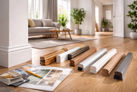 Як вибрати плінтус за кольором і стилем підлоги