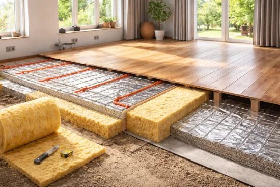 Теплоізоляція підлоги в приватному будинку: кращі рішення для різних основ