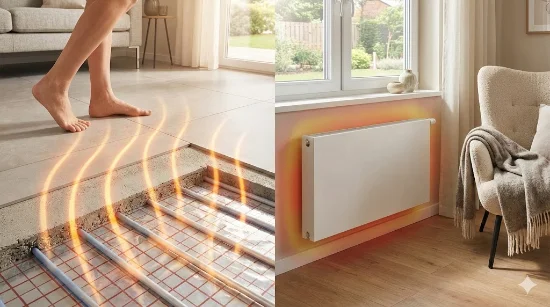 Тепла підлога чи радіатори: що вибрати для приватного будинку