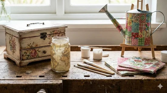 Декупаж: види, стилі та поверхні для роботи