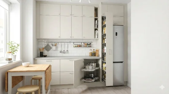 Як вибрати меблі для маленької кухні