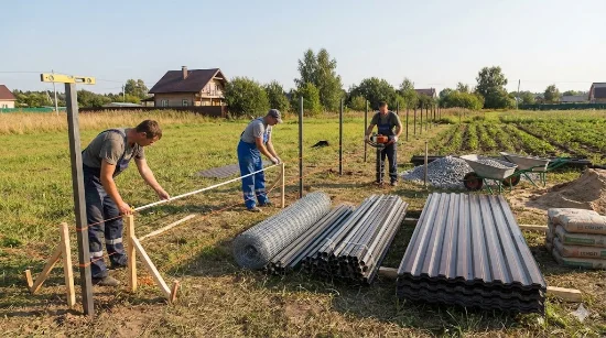 З чого почати встановлення паркану на ділянці