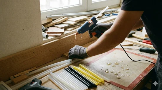 Використання клейового пістолета в ремонті та будівництві