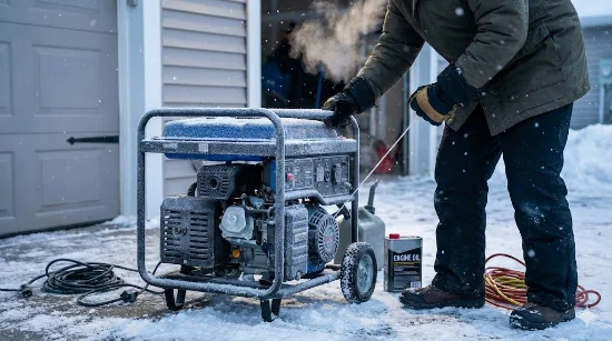 Як правильно запускати генератор у мороз