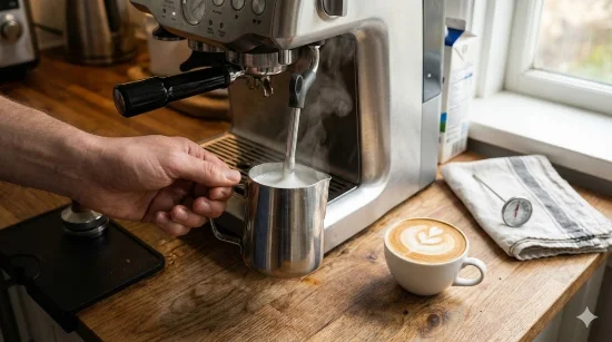 Як правильно користуватися капучинатором в кавомашині