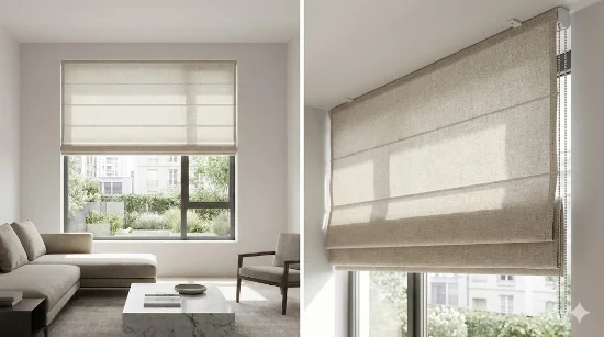 Монтаж римських штор: які механізми та кріплення потрібні