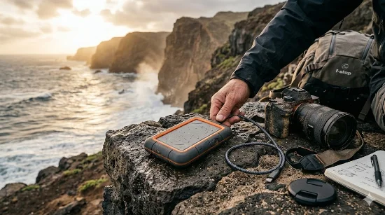 Топ-5 захищених зовнішніх жорстких дисків для подорожей та роботи