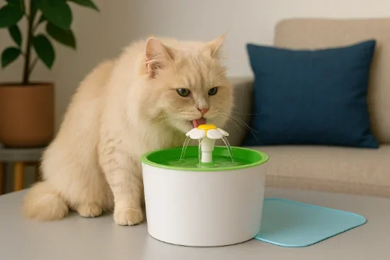 Поїлки‑фонтанчики для котів: чи справді працюють