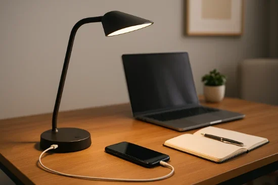 Настільні лампи з USB-портом: зручність та функціональність 