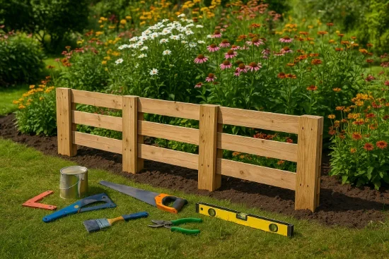 Як зробити декоративну огорожу з підручних матеріалів