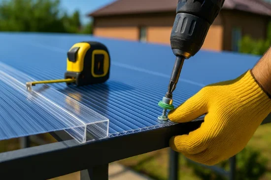 Як правильно монтувати полікарбонатні листи