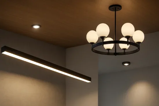 Чим лінійний світильник кращий за люстру або точкове освітлення?