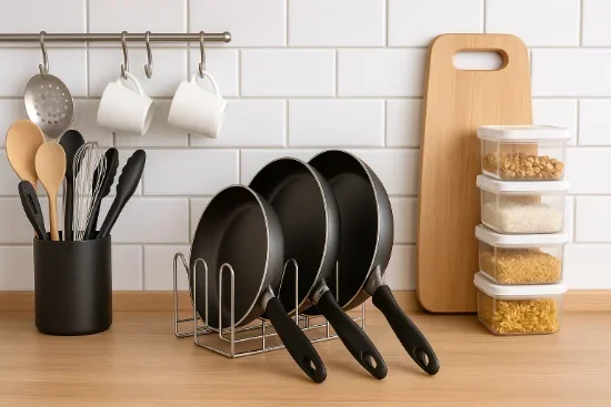 Лайфхаки: як зберігати кухонне приладдя компактно 