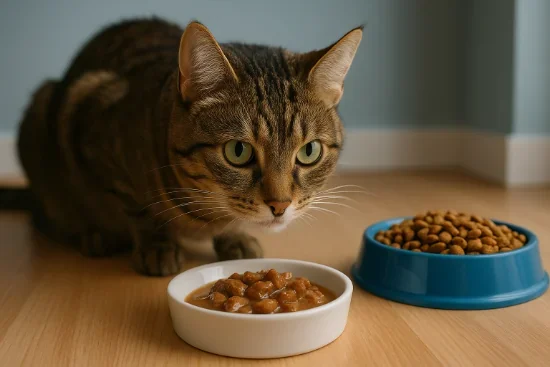 Сухий чи вологий корм: що краще для здоров’я вашої кішки 