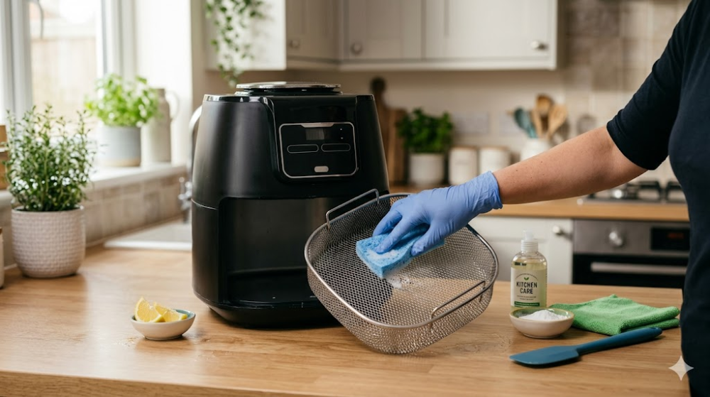 Як правильно чистити сітчастий кошик аерогриля