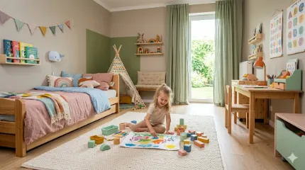 Кольори в інтер’єрі дитячої: як вибрати відтінки для розвитку та настрою