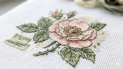 Основні техніки вишивання хрестиком
