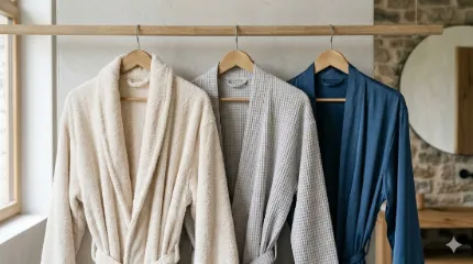 Який халат краще: махровий, вафельний чи бамбуковий