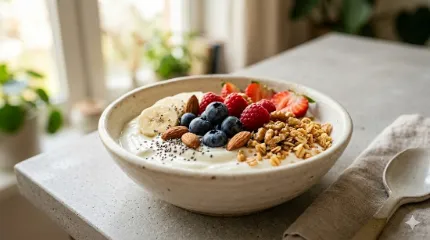Збалансовані сніданки: ідеї з йогуртом, фруктами та горіхами