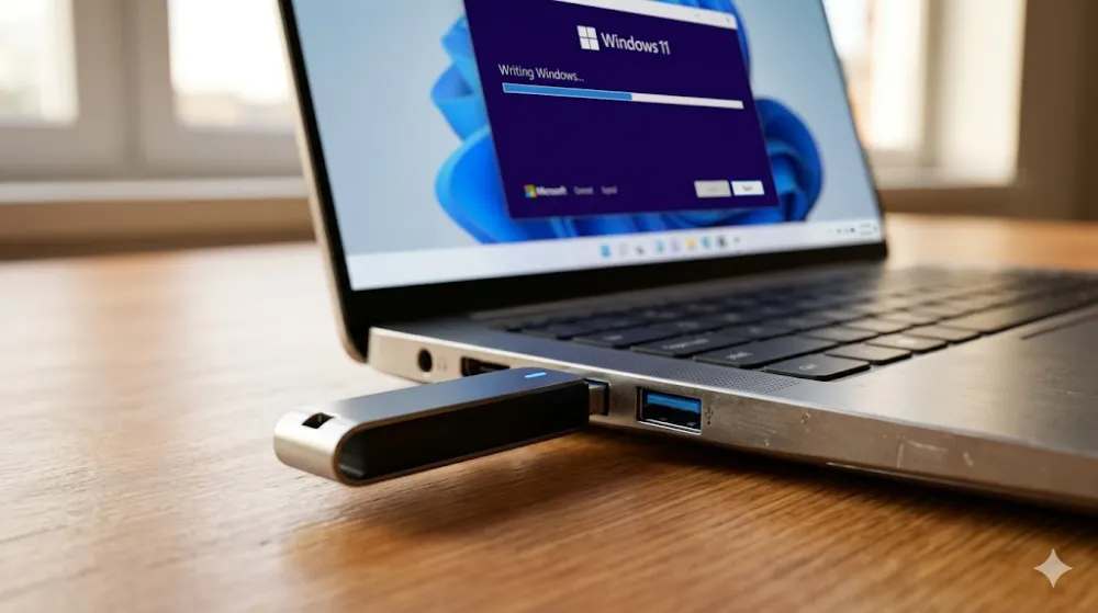 Процес створення завантажувальної флешки Windows 11