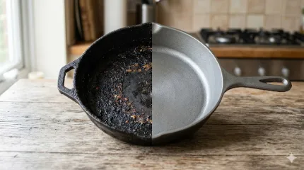Як легко очистити сковорідку від старого нагару: перевірені методи