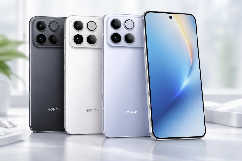 Смартфоны Honor WIN — дизайн, разные цвета корпуса и экран новой линейки Смартфоны Honor WIN в нескольких цветах корпуса с большим дисплеем и блоком камер — внешний вид и дизайн новой линейки Honor