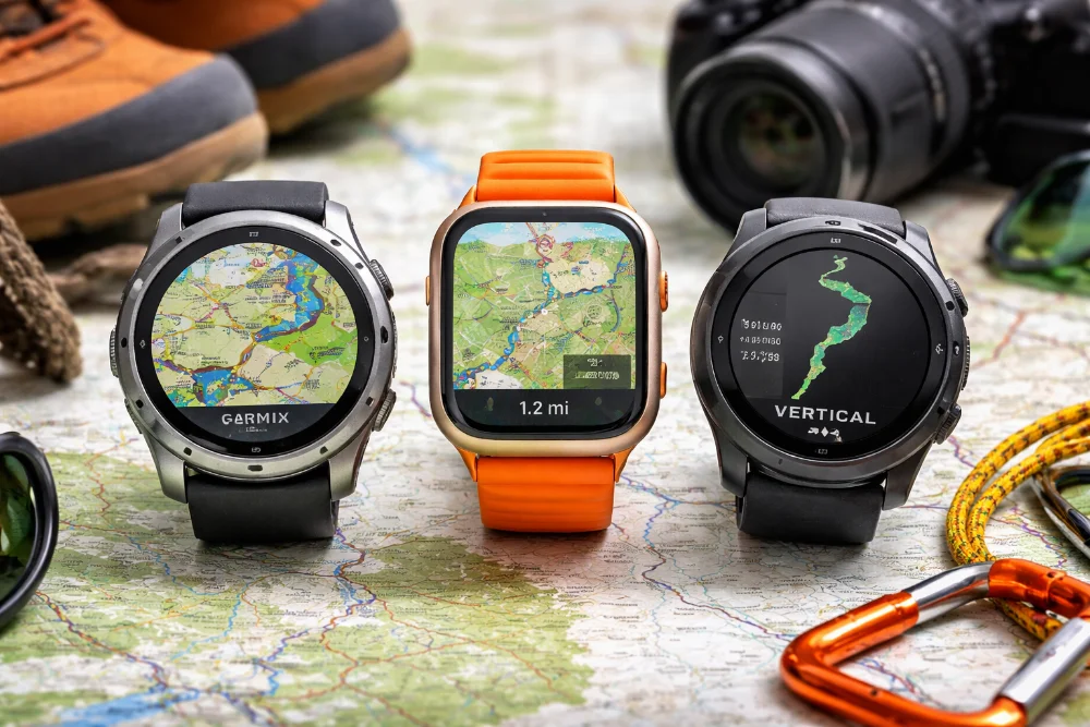 Смарт-часы с офлайн-навигацией и GPS для туризма, спорта и путешествий Смарт-часы с офлайн-картами и сохраненными маршрутами на топографической карте, модели для навигации без интернета с поддержкой GPS для походов, бега и путешествий