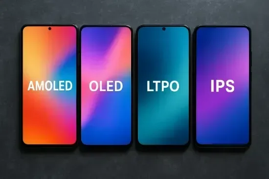 Екрани смартфонів AMOLED, LTPO, OLED, IPS