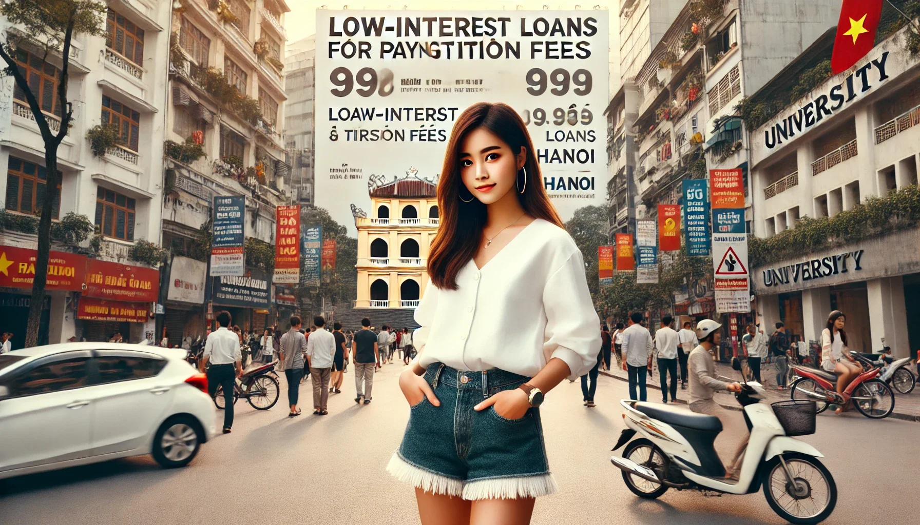 Vay tiền lãi suất thấp trả học phí