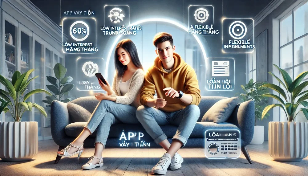 App vay tiền online trả góp hàng tháng 