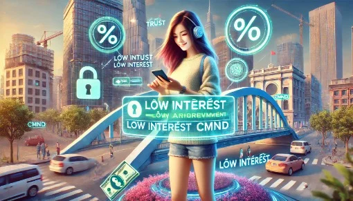 Vay tiền lãi suất thấp chỉ cần CMND