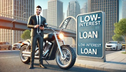 Vay tiền lãi suất thấp mua xe máy