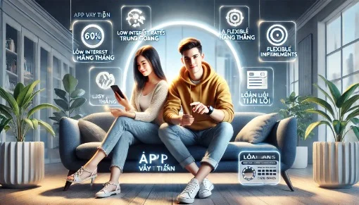 App vay tiền online trả góp hàng tháng 