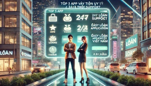 Top 5 app vay tiền uy tín hỗ trợ 24/24 tại Việt Nam 
