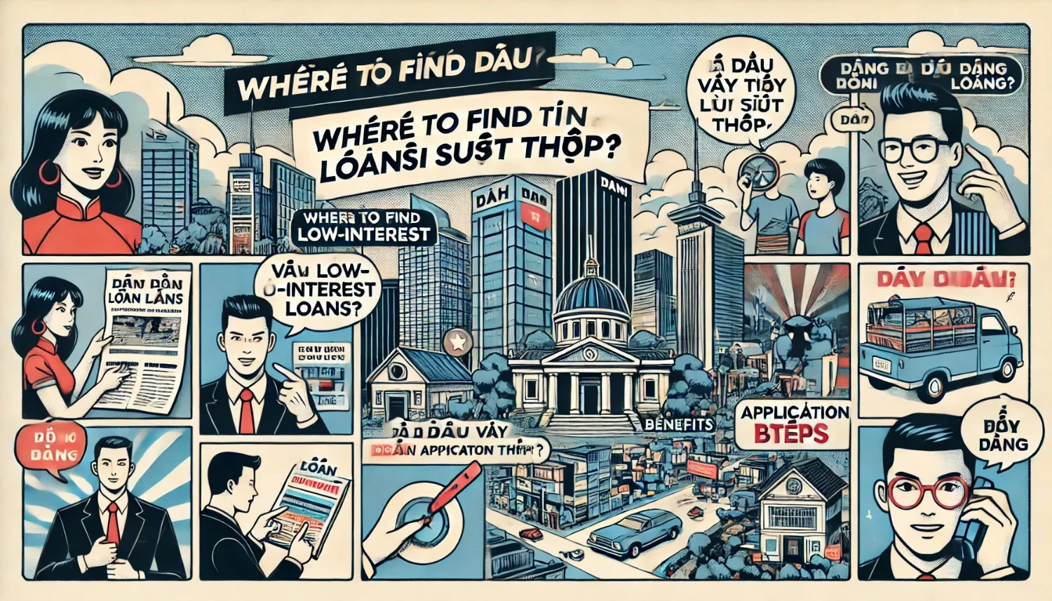 Ở đâu vay tiền lãi suất thấp?