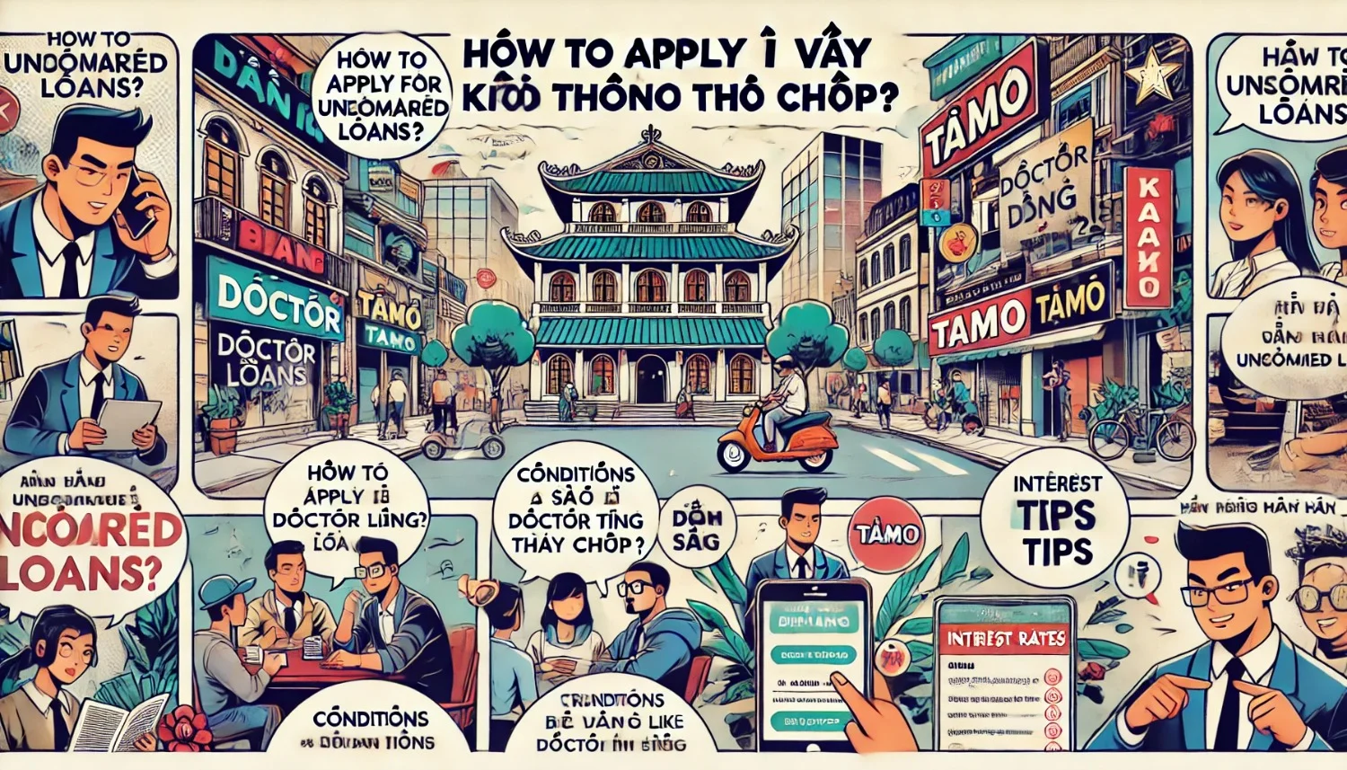 Làm sao để vay tiền không thế chấp? Làm sao để vay tiền không thế chấp?