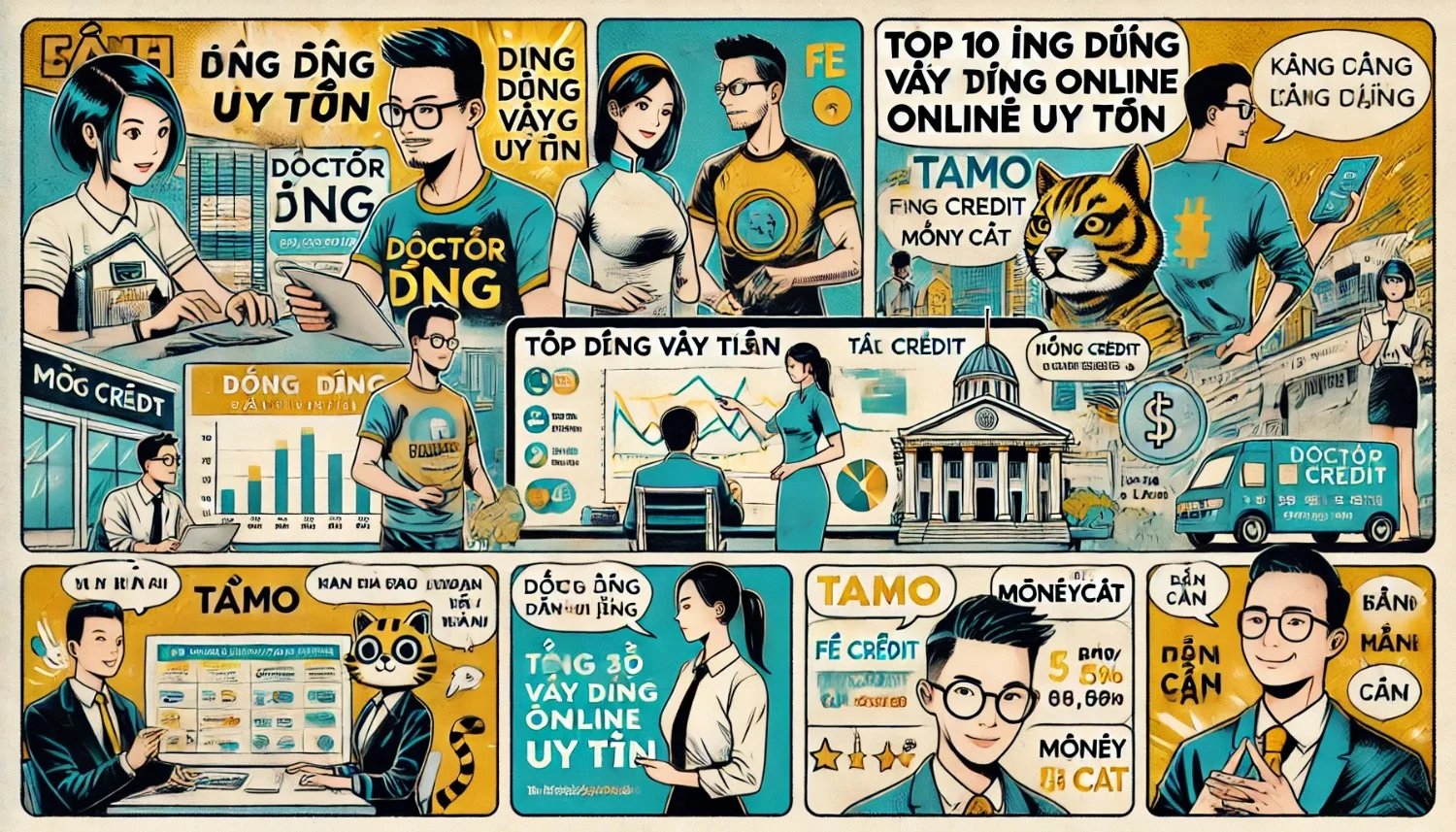 Top 10 ứng dụng vay tiền online uy tín