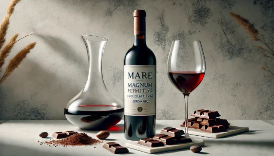 Вино Mare Magnum Primitivo Chocolate Tube Organic: Аромати шоколаду та органічності в кожному ковтку