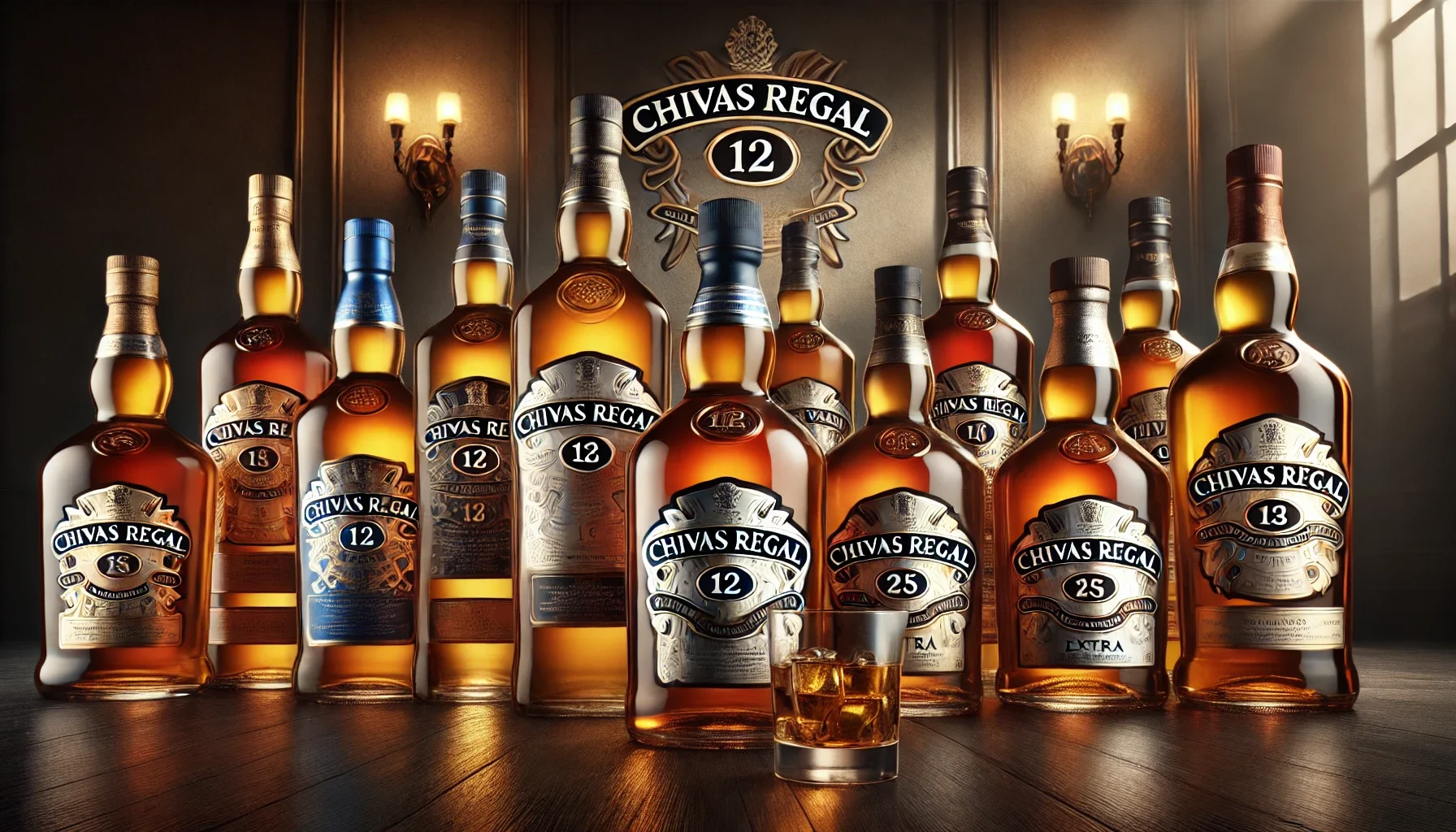 Повний список основних видів віскі Chivas Regal