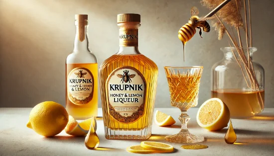 Krupnik Honey & Lemon: Лікер, що поєднує медову солодкість і цитрусову свіжість