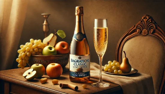 Ігристе вино Bagrationi Classic Semi-Sweet: Традиція і смак в кожному ковтку